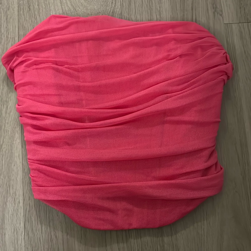 Pink Corset Top: size XL